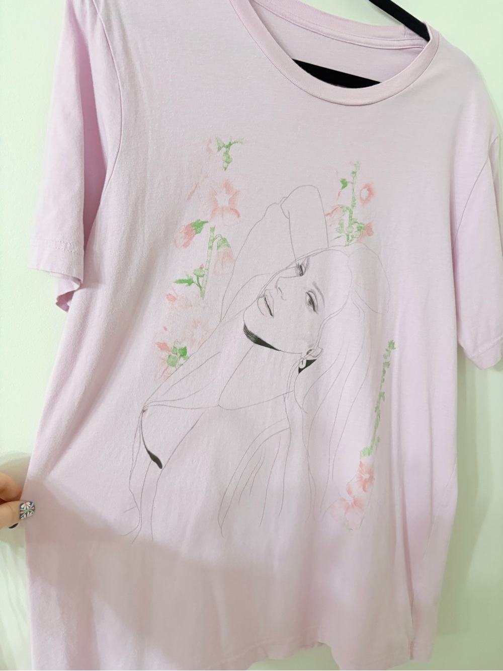 LANA DEL REY 'There's A Tunnel Under Ocean Boulevard' Pink Merch T-Shirt L - Picture 2 of 4